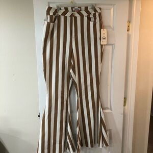 Striped Flare Jeans